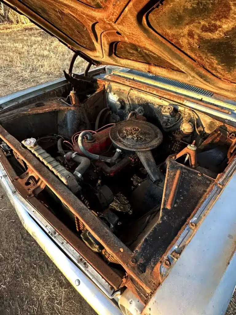 Lucky guy finds a 1965 Chevy Nova parked since 1983, but there's no good news under the hood