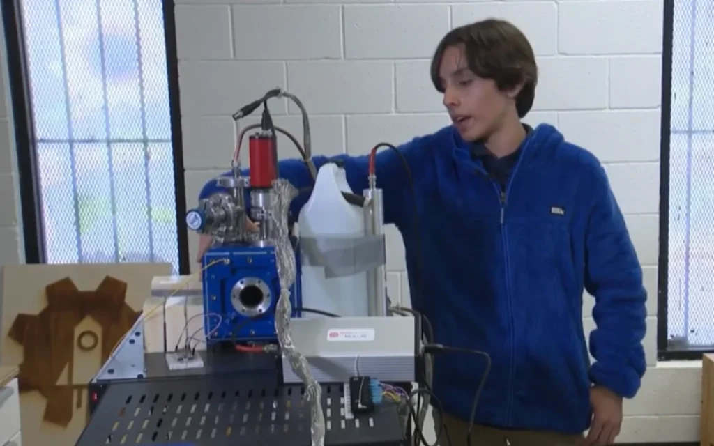 A 12-year-old schoolboy has his sights set on a Guinness World Record after building his own nuclear fusion machine, after starting the ambitious project when he was just eight