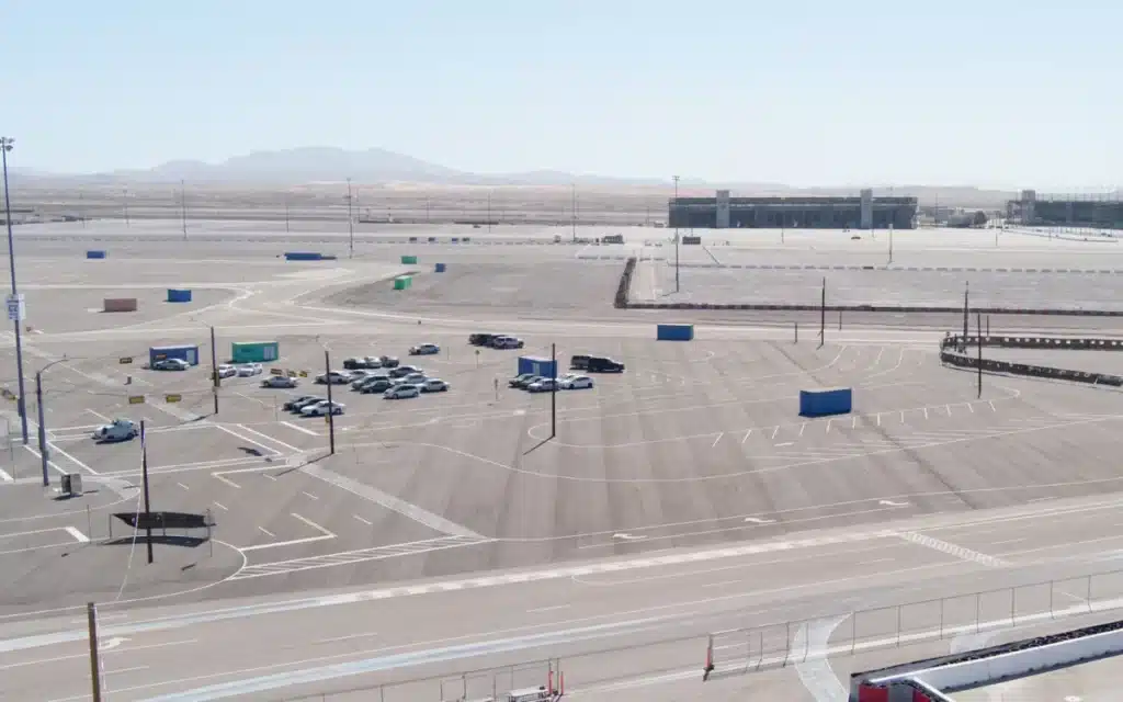 Nuro tests its self-driving car on the Las Vegas Strip, sharing footage of smooth, autonomous driving as it gears up for future robotaxi launches