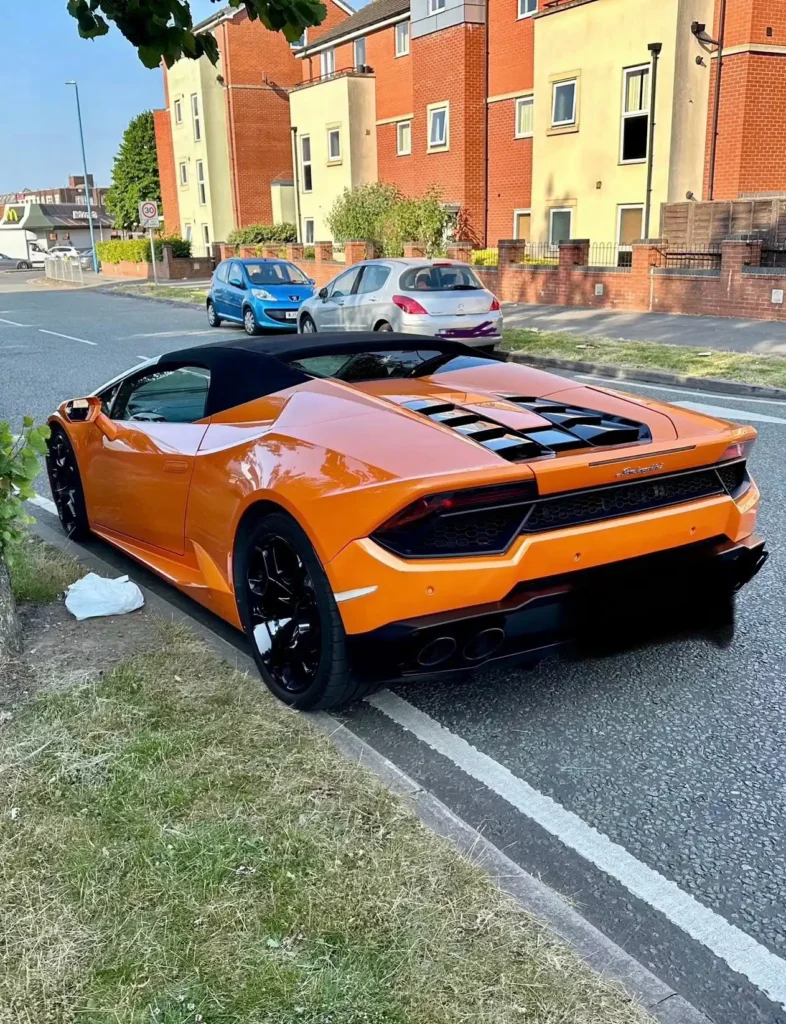 lamborghini Huracán driver police seized