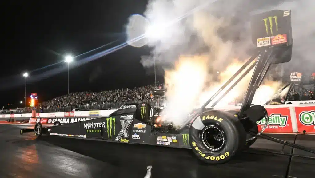 Drag racer Brittany Force has made the fastest run in NHRA history at Sonoma Raceway after securing an incredible time