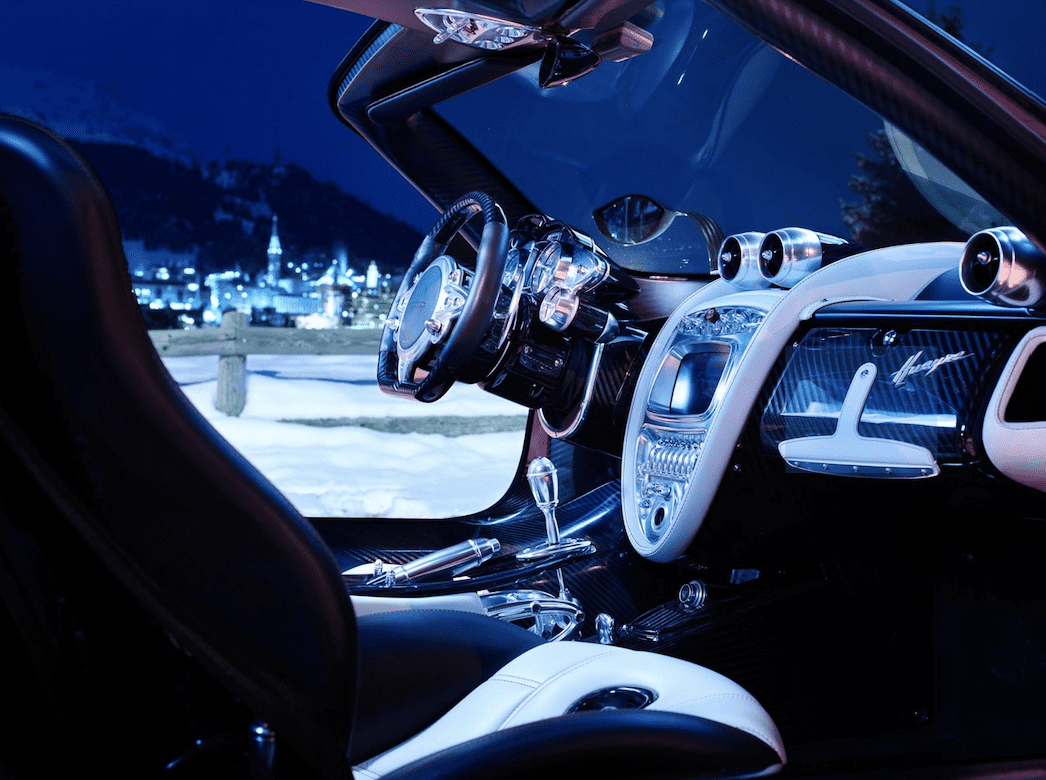 Luxurious Car Interiors - Pagani Huayra interior