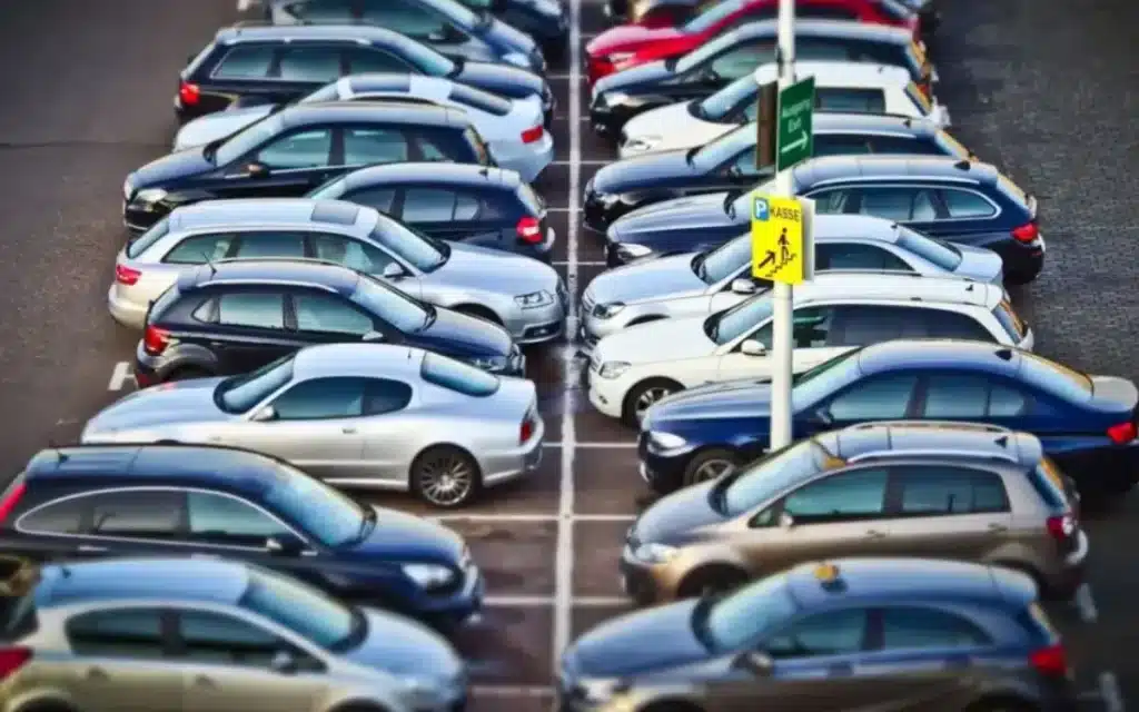 A woman was left horrified after she was hit with a bill for almost $8,000 by a parking machine at an LA hospital for less than an hour