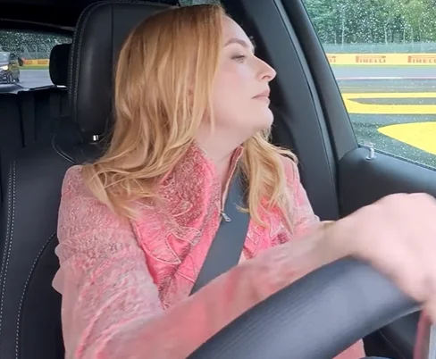 Amelia Dimoldenberg joins Formula 1’s new YouTube series Passenger Princess, learning to drive with F1 stars George Russell, Carlos Sainz, and Oscar Piastri