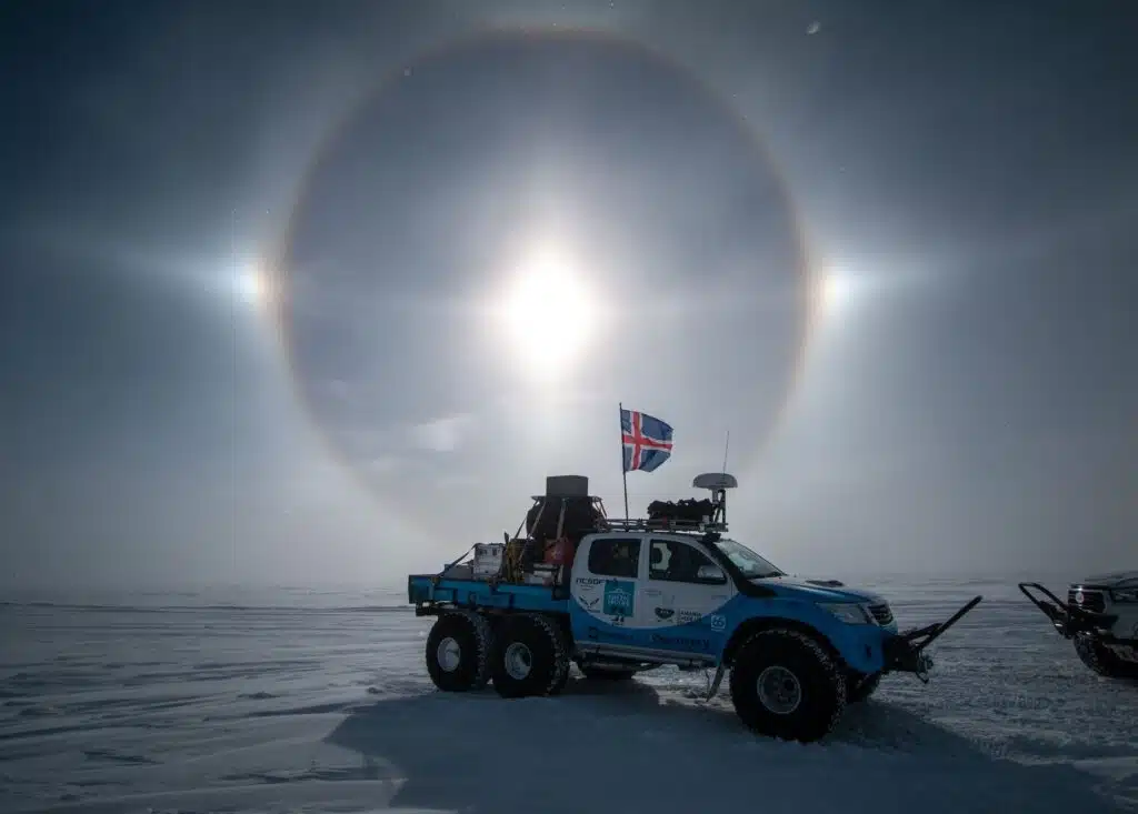 These confusingly-named trucks are the only trucks with a permit to drive to the South Pole