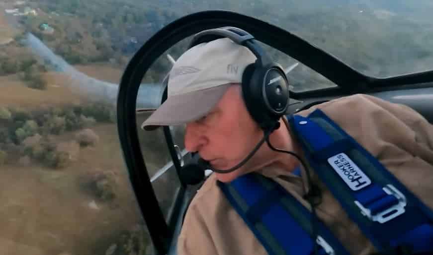 Pilot Joe Sobczak lives above private airport 