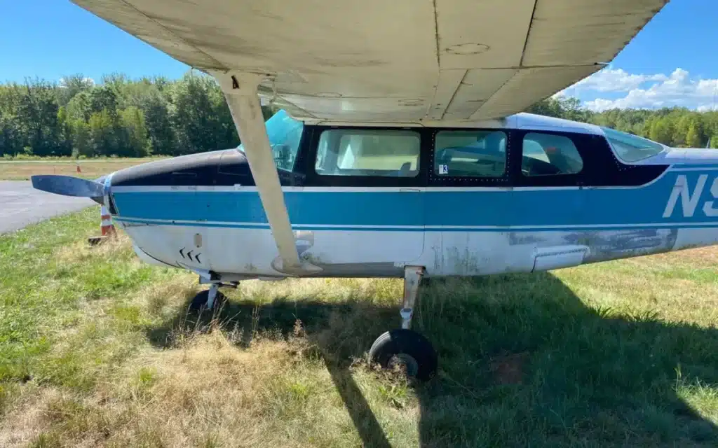 A pilot flew into a Massachusetts airport and found iconic planes abandoned, rusting, and slowly rotting away, including multiple Cessna 150 models
