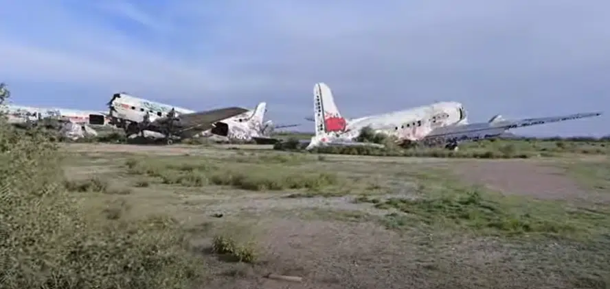 Rotting WWII planes at abandoned Arizona airport feel post-apocalyptic