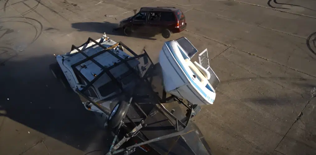 Kansas man built 'unstoppable' semi-truck to plough through everything