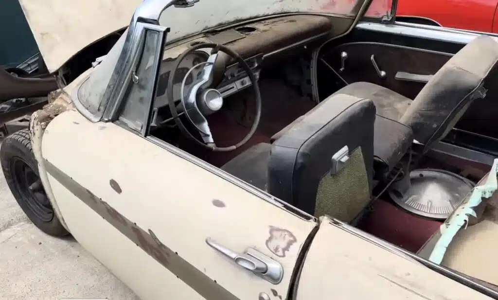 Abandoned 1957 Plymouth Belvedere was sitting in a closed-down Iowa dealership for over 50 years