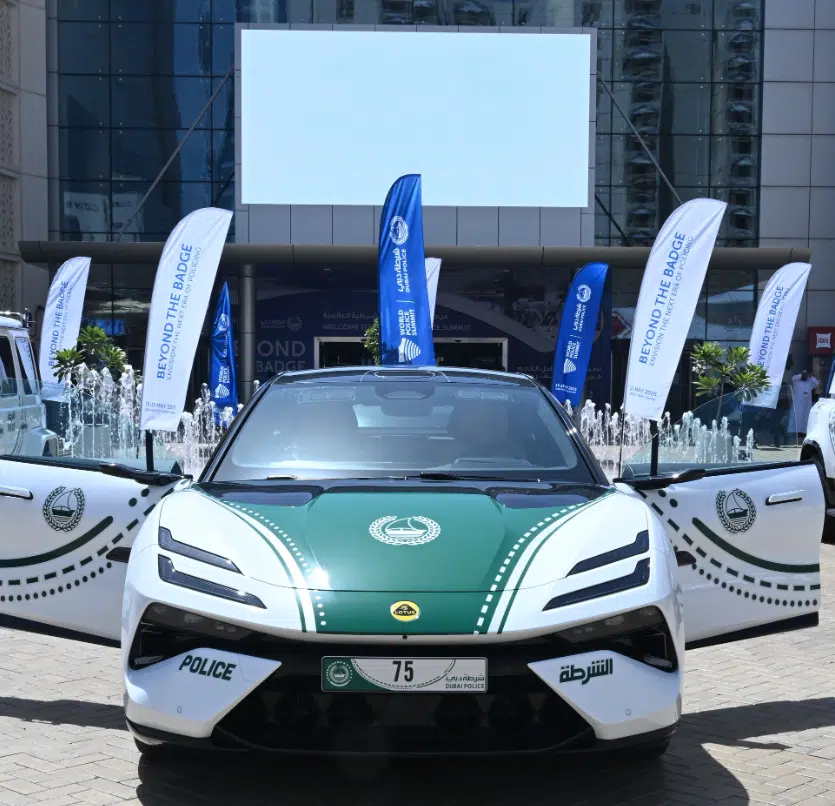 Dubai cops add new EV to its fleet that won't just be used to fight criminals