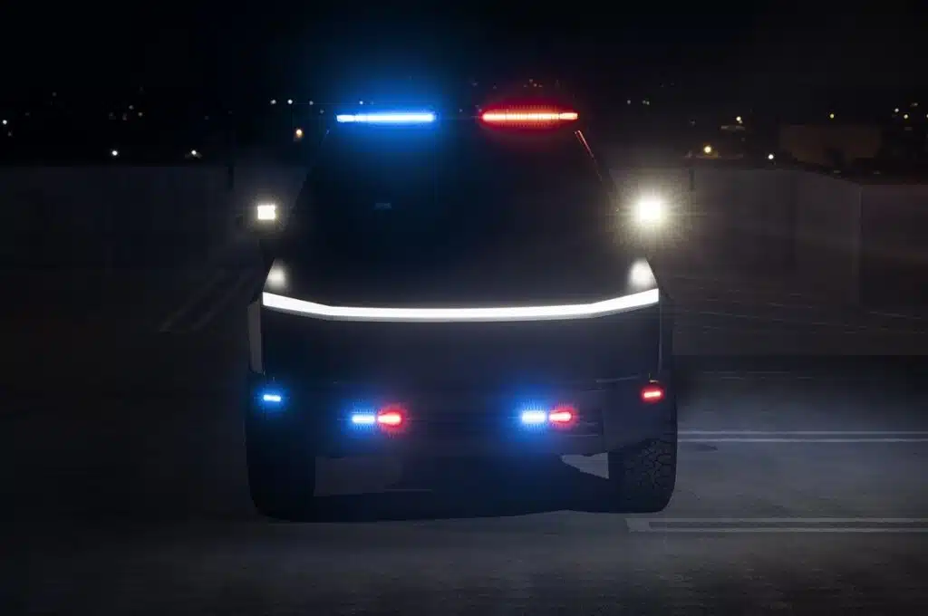 Californian police department bought a Tesla Cybertruck Foundation Series and modified it