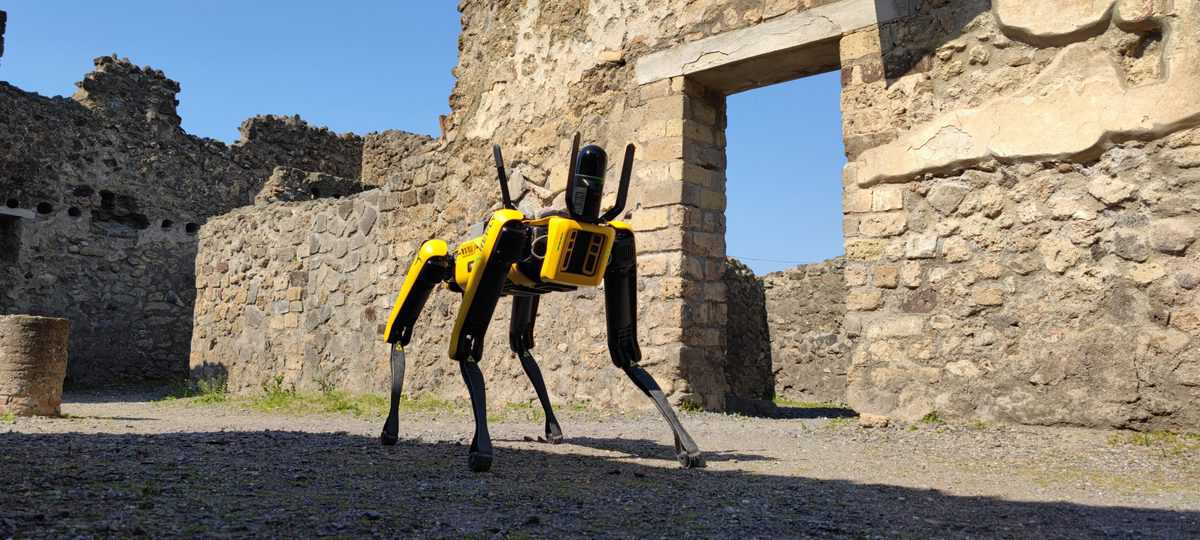 The four-legged droid at Pompeii.