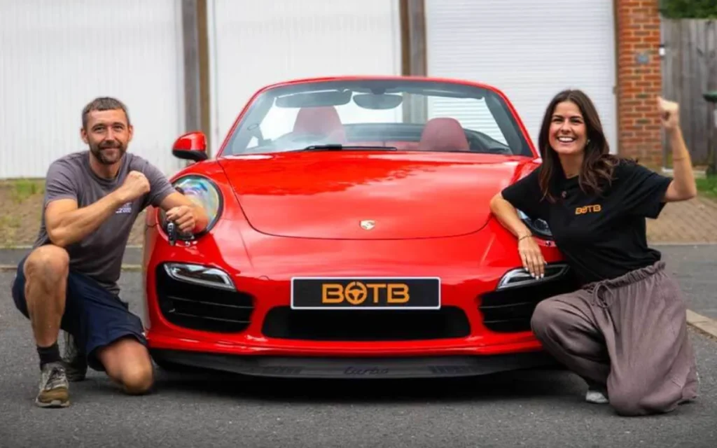 A British man was lucky enough to win a brand-new Porsche 911 Turbo worth $102,000, but decided to give it up to help his family