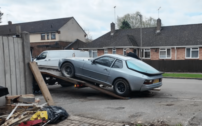 YouTuber buys 1985 Porsche 944 from a subscriber, but the car abandoned since 2013 has seen better days