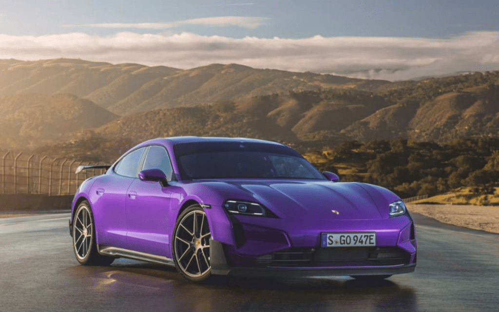 Porsche's fastest car ever the Taycan Turbo GT destroys Tesla's electric lap record