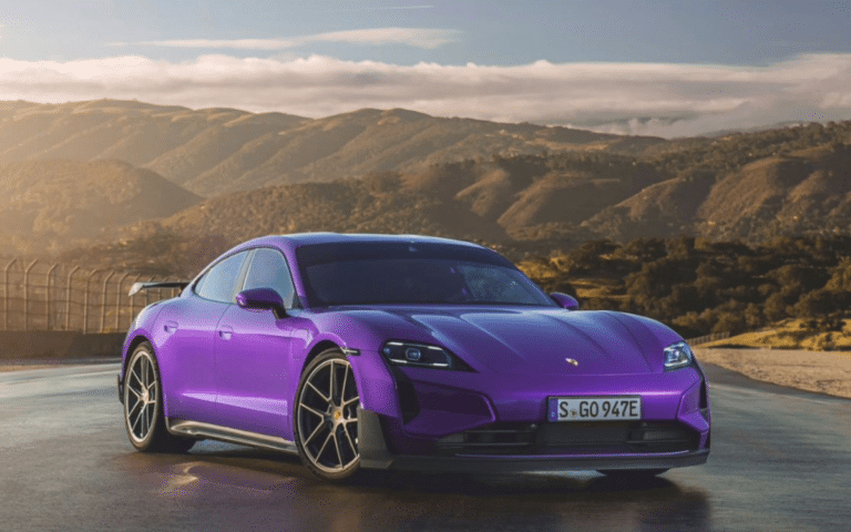 Porsche's fastest car ever the Taycan Turbo GT destroys Tesla's electric lap record