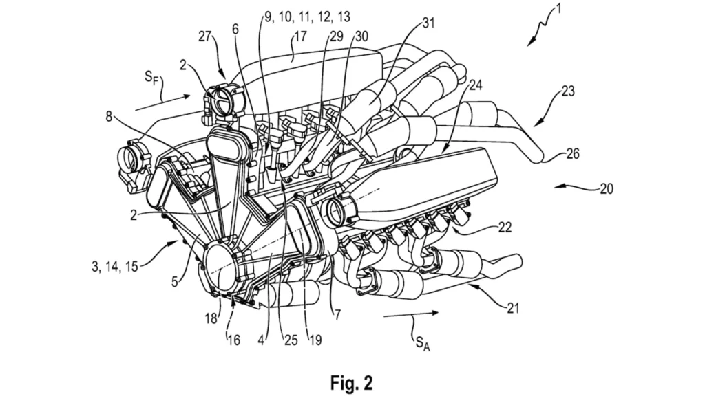 Porsche patented a wild 18-cylinder true W engine that could power its next hypercar