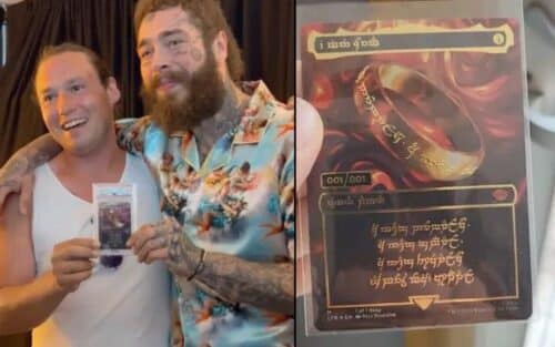 Magic The Gathering One Ring Card Post Malone