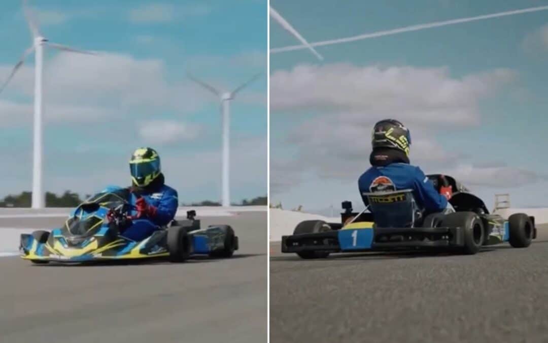 This production all-electric go-kart just set a new speed record