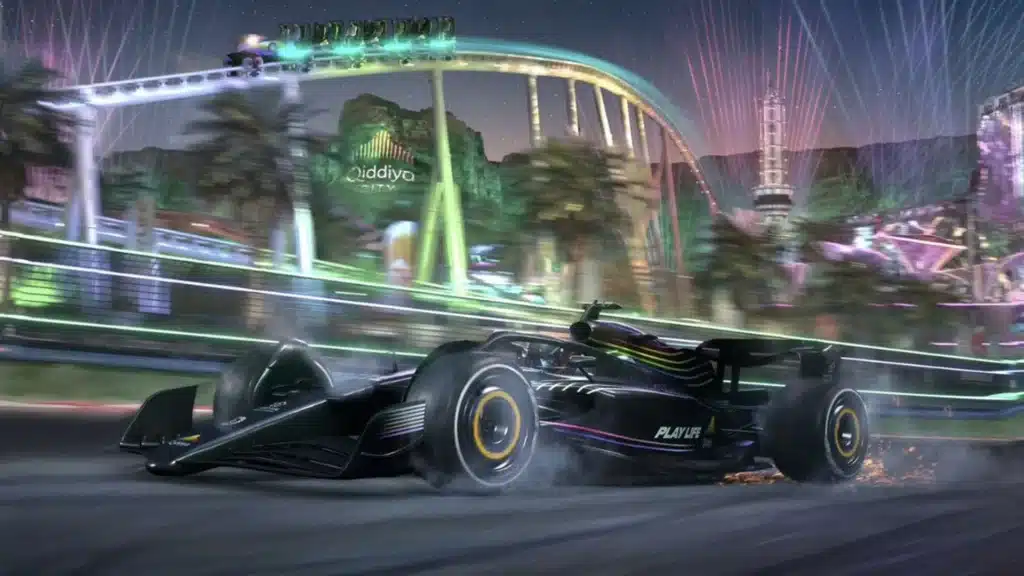 Les nouvelles images saoudiennes et saoudiennes de la nouvelle série F1 inspirée de Mario Kart