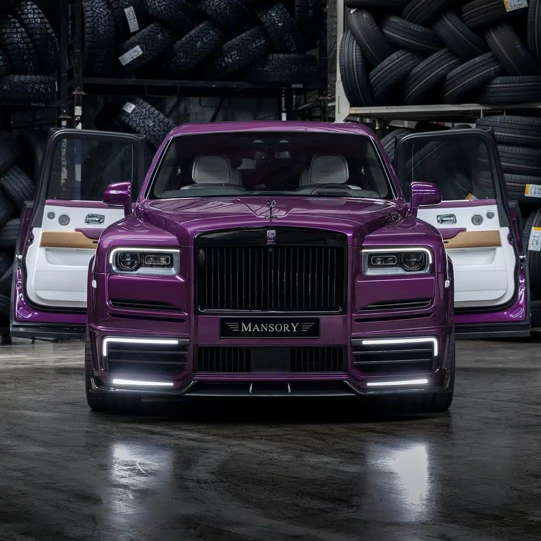 Mansory converts the Rolls-Royce Cullinan into a purple luxury wagon