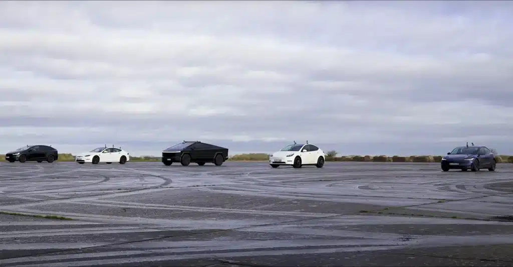 range-topping Tesla Performance Cyberbeast drag race