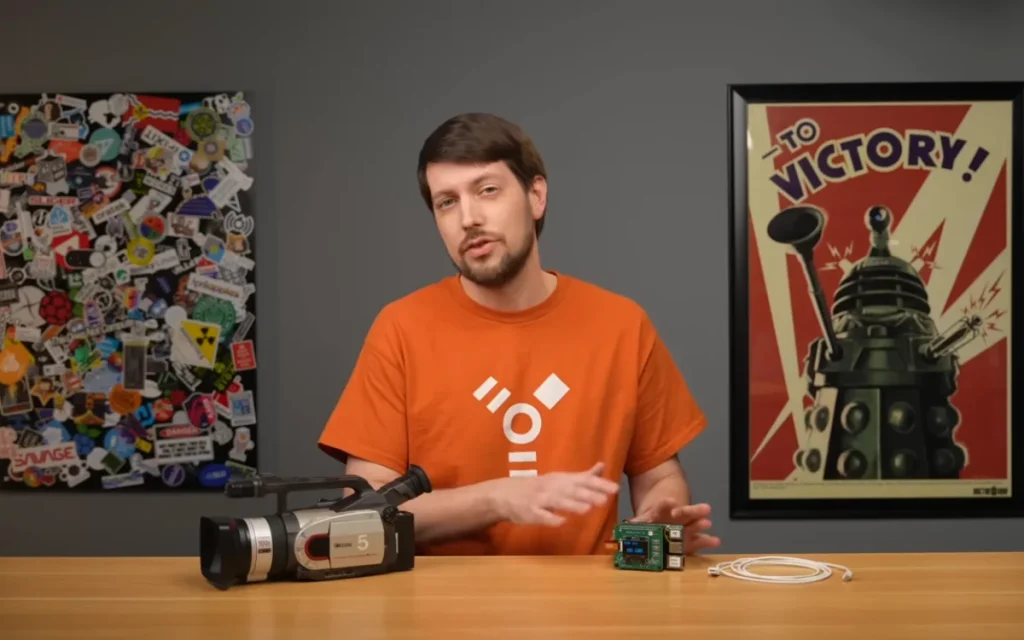 A YouTuber revived a vintage Canon GL1 camera, which used the old Apple FireWire tech, with a much more modern Raspberry Pi