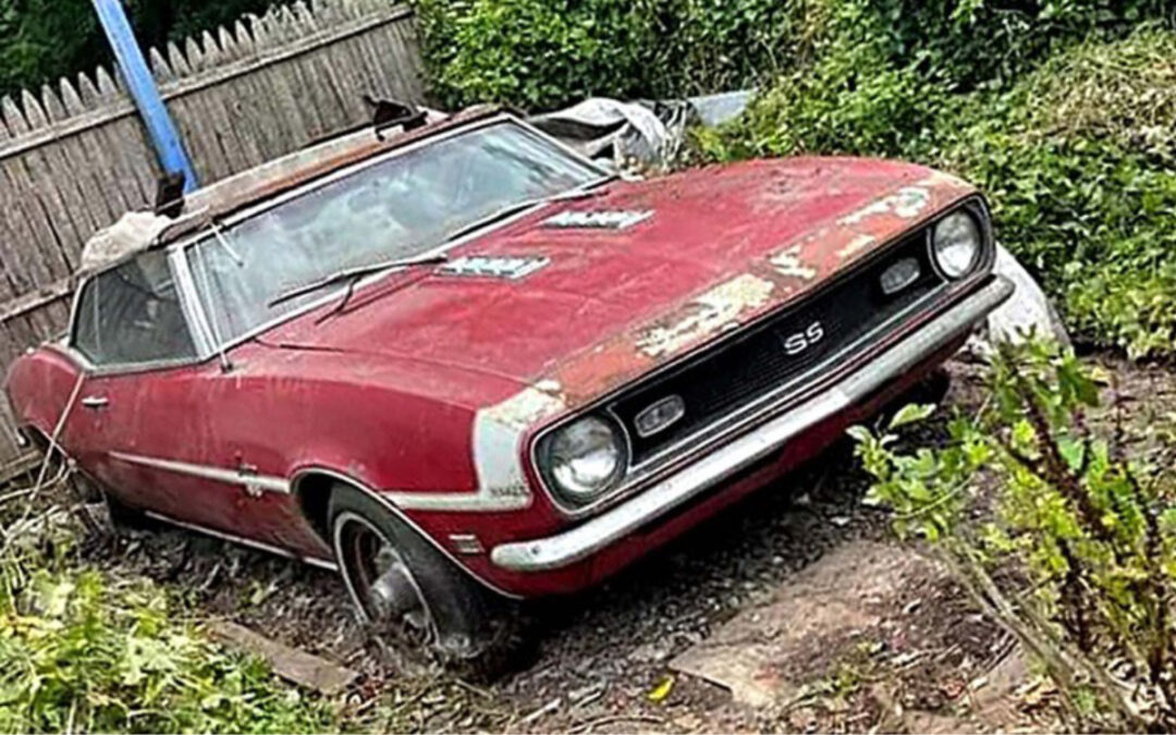 Rare Chevy Camaro SS Convertible rescued after 40 years