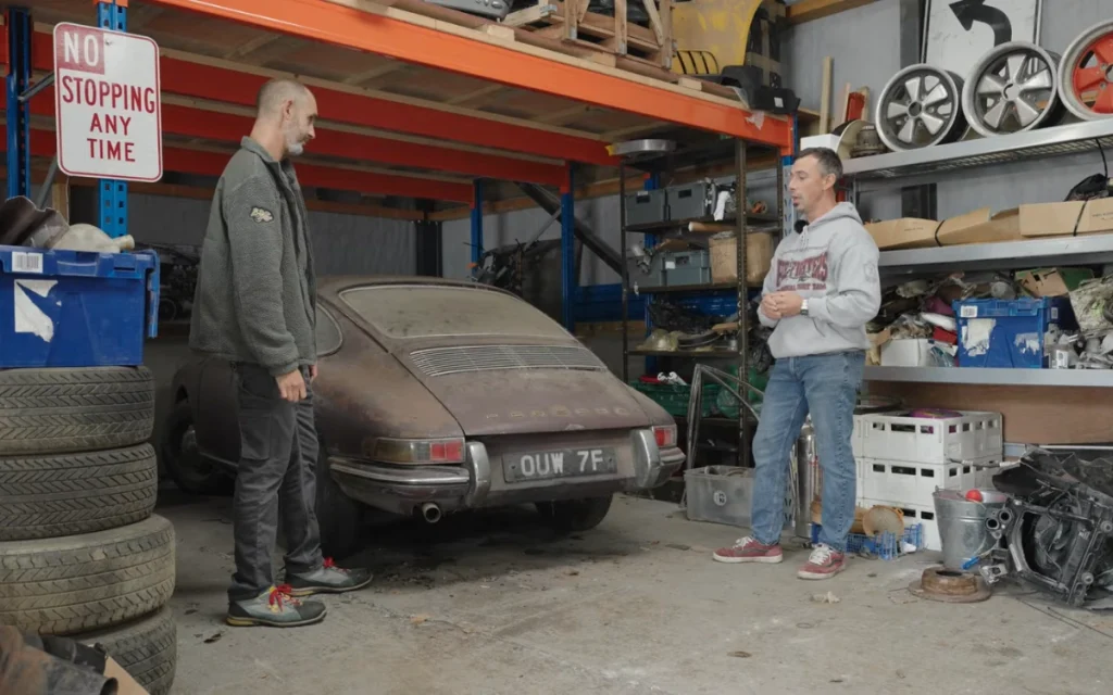 Rare classic Porsche found after decades with newspaper inside that helps piece together its mysterious past