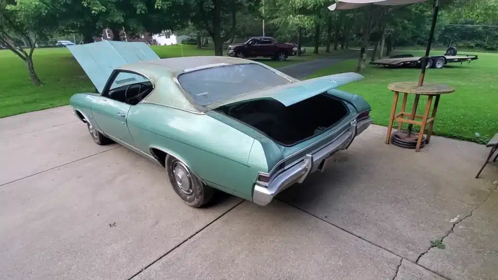 1968 chevy chevelle malibu barn find