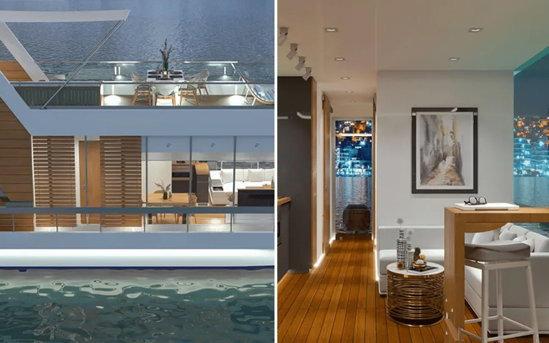 New company unveils ‘Houseyacht’ lineup featuring crazy two-story apartment and floating RV