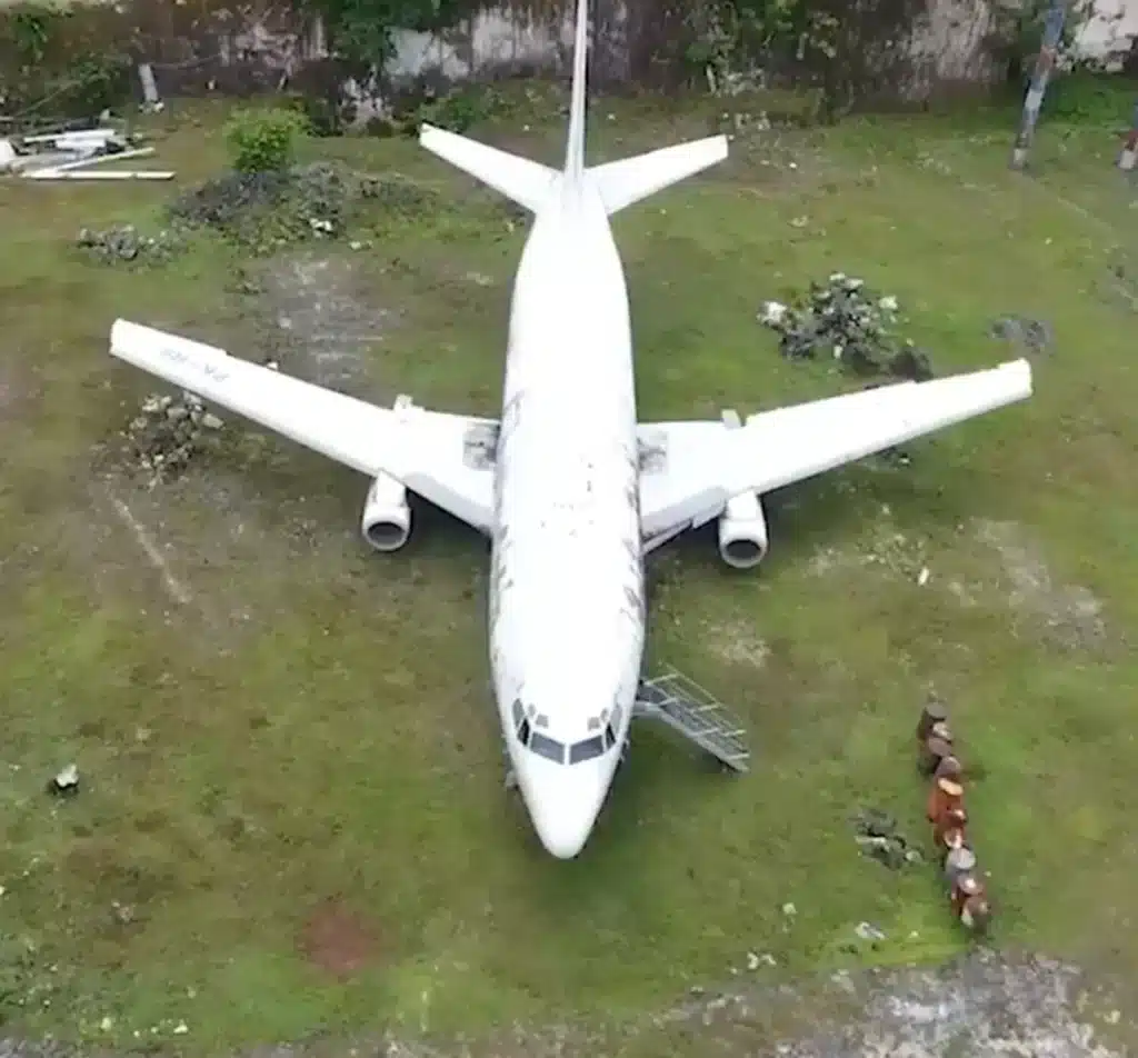 Mysterious Boeing 737 discovered in field and no one knows how it got there