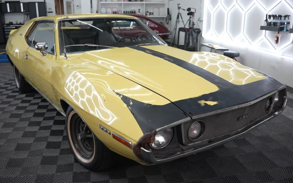 No one had seen it in nearly 40 years, but a 1970 AMC Javelin AMX is now getting the ultimate car restoration makeover.