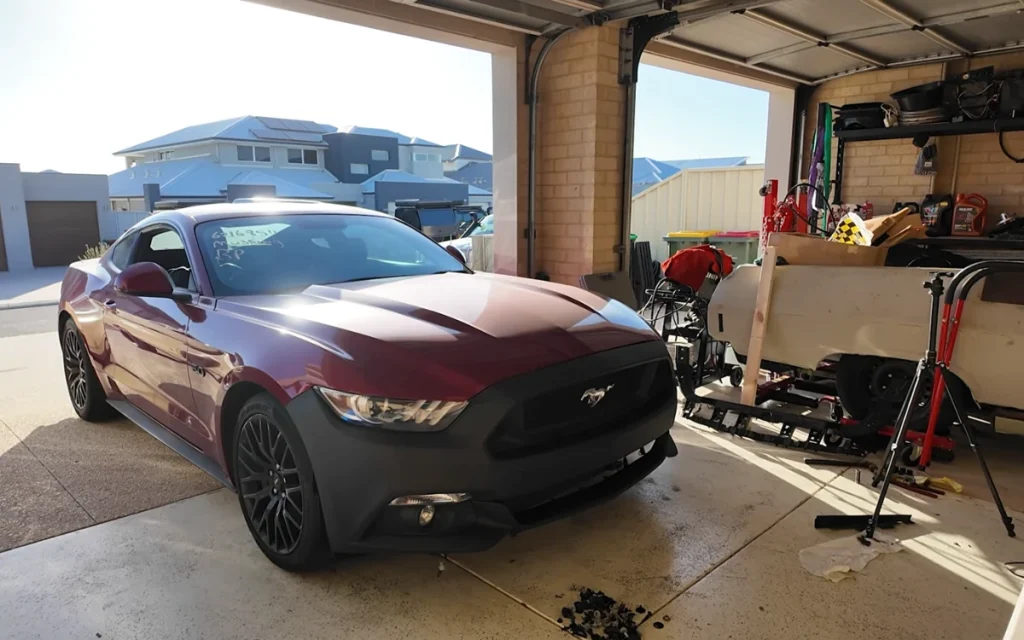 The cheapest V8 Ford Mustang in Australia didn’t exactly inspire confidence when YouTuber Matty Willo first laid eyes on it.