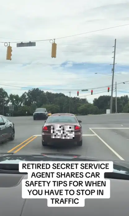 Secret service agent who spent 25 years protecting US presidents shows drivers how to escape in emergency