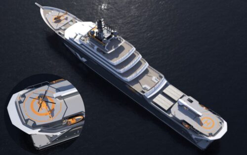 REV will become the world's largest superyacht when it launches in 2024