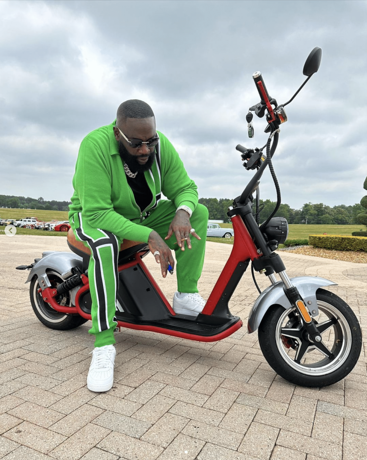 Rick Ross wants us to find a better car collection than his