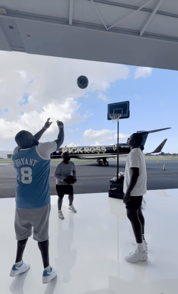 Watch Rick Ross delay take-off in his '$5 billion' jet for incredible reason