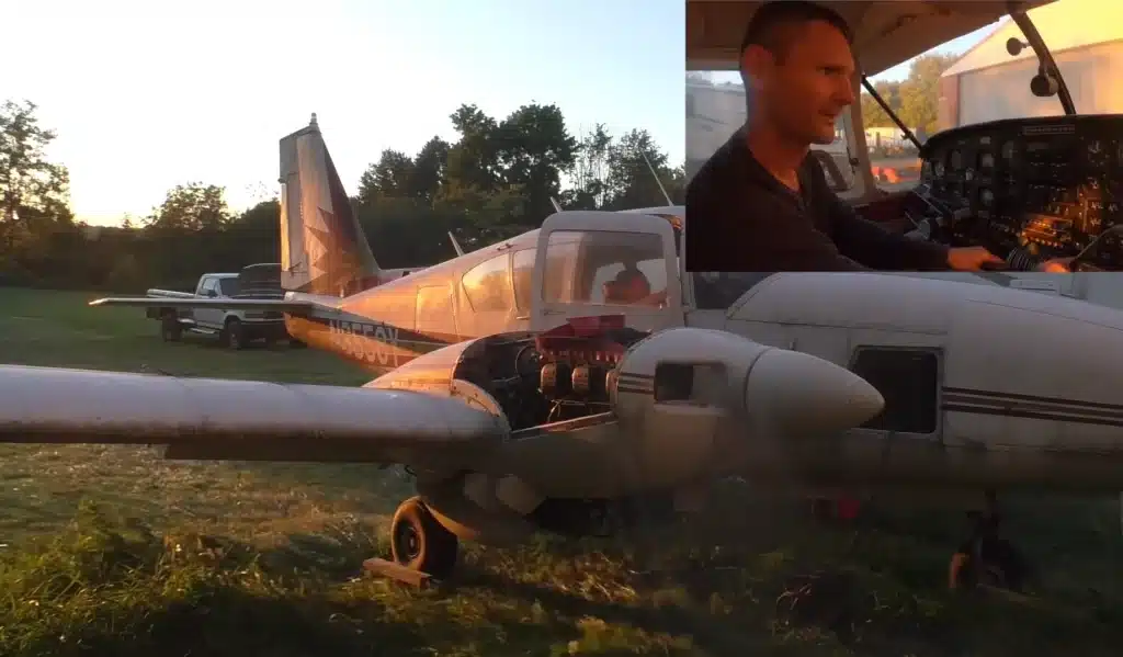 man tried saving abandoned airplane piper PA-23