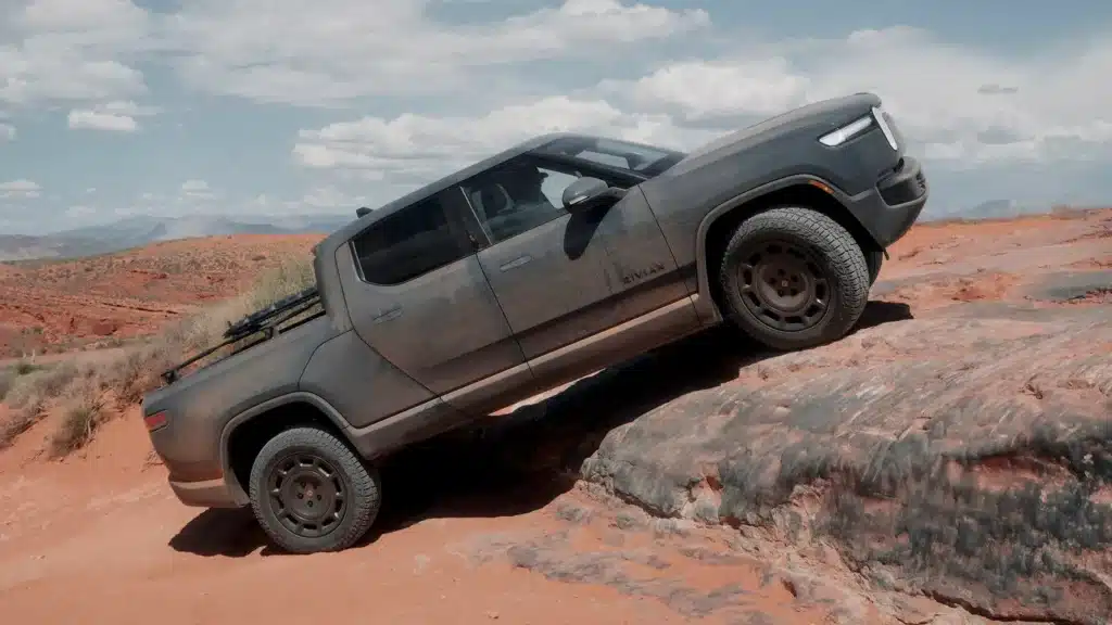The newly unveiled all-electric 2025 Rivian R1S has been branded ‘the ultimate Swiss army knife’ due to its incredible versatility