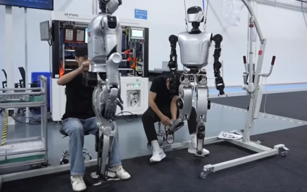 A new facility in China is scaling up robot production and can build 10,000 humanoid bots every year, with one rolling off the production line every half hour