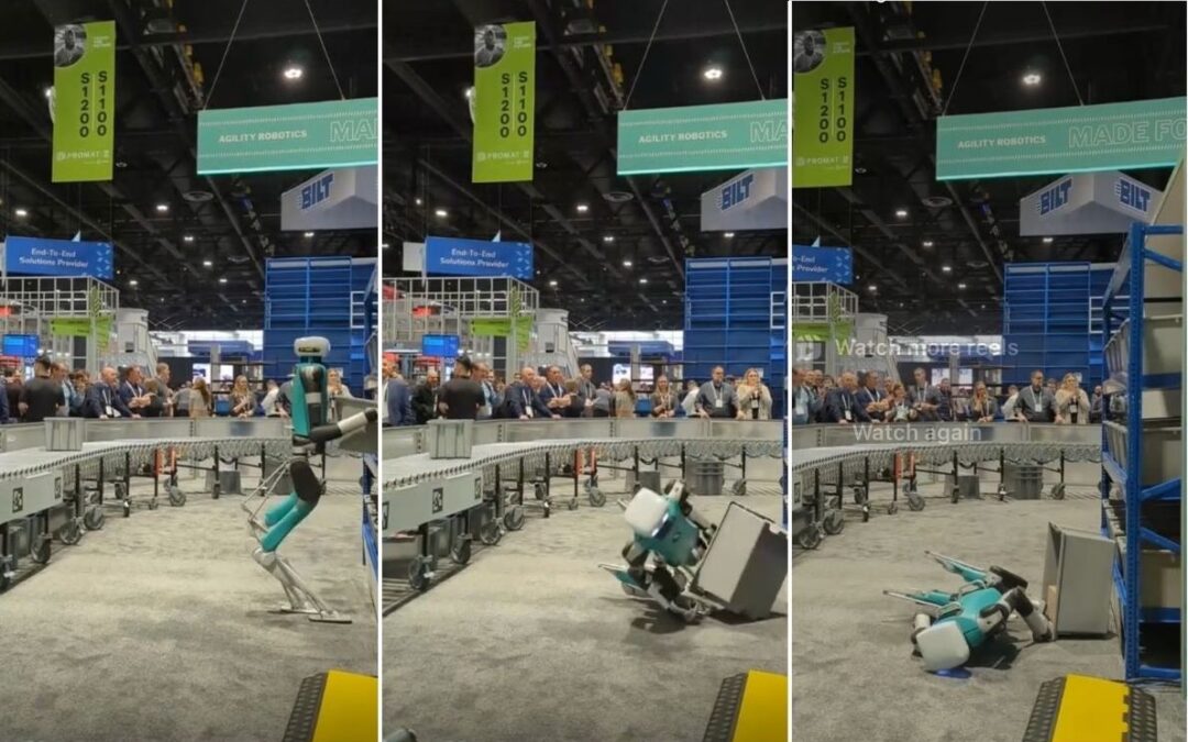 AI-powered robot collapses after ‘hard day’ at work