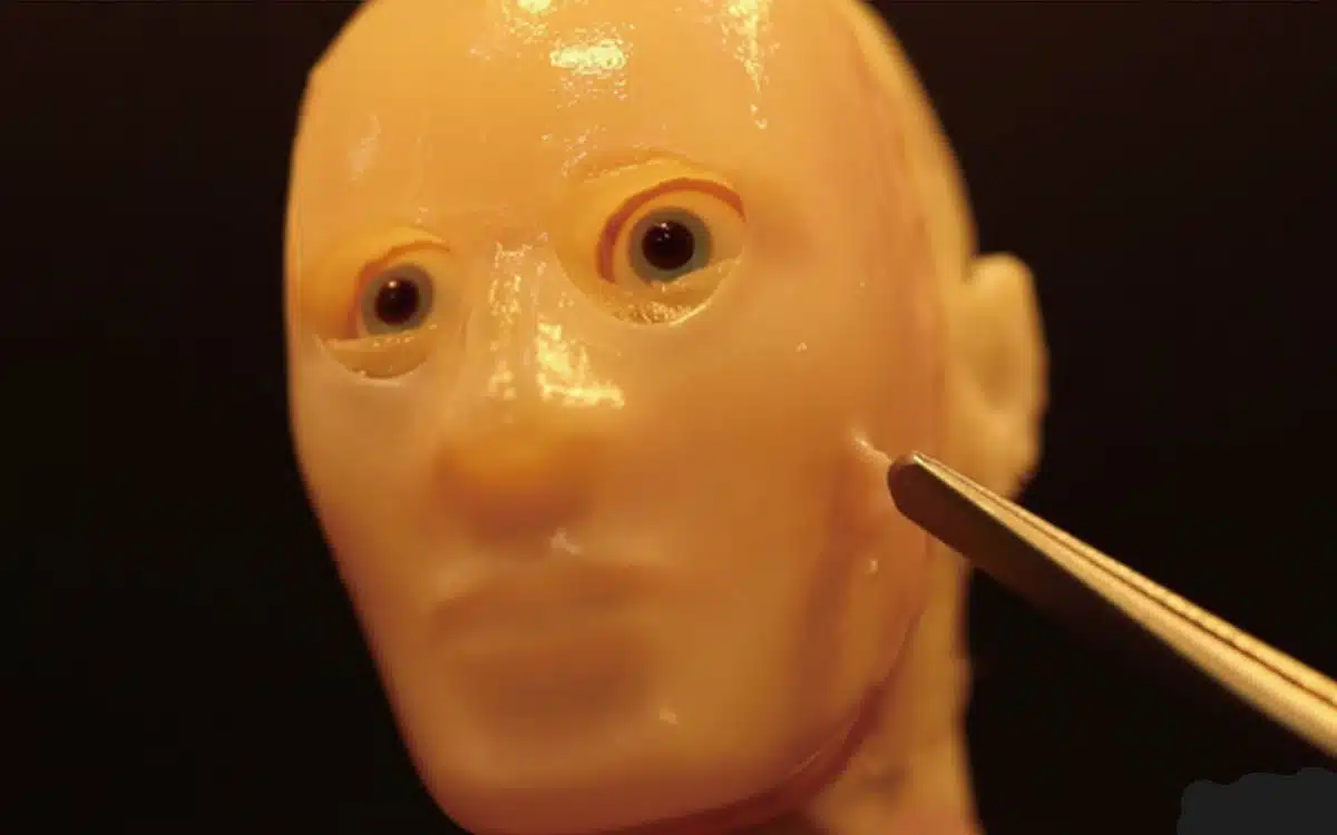 Scientists attached lab-grown skin to robots and it’s as terrifying as you’d imagine