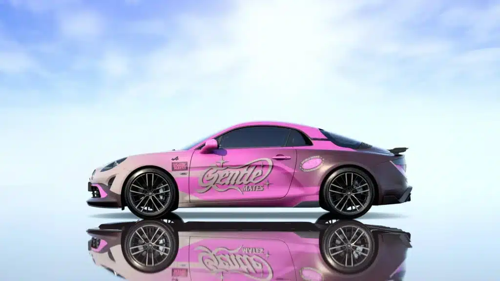 Rocket League collab turns the Alpine A110 into a pink esports show car