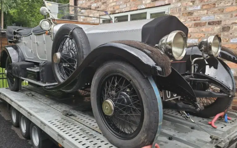 A 105-year-old Rolls-Royce Silver Ghost was stolen from the grounds of a hotel in Essex, leaving its 82-year-old owner ‘heartbroken’
