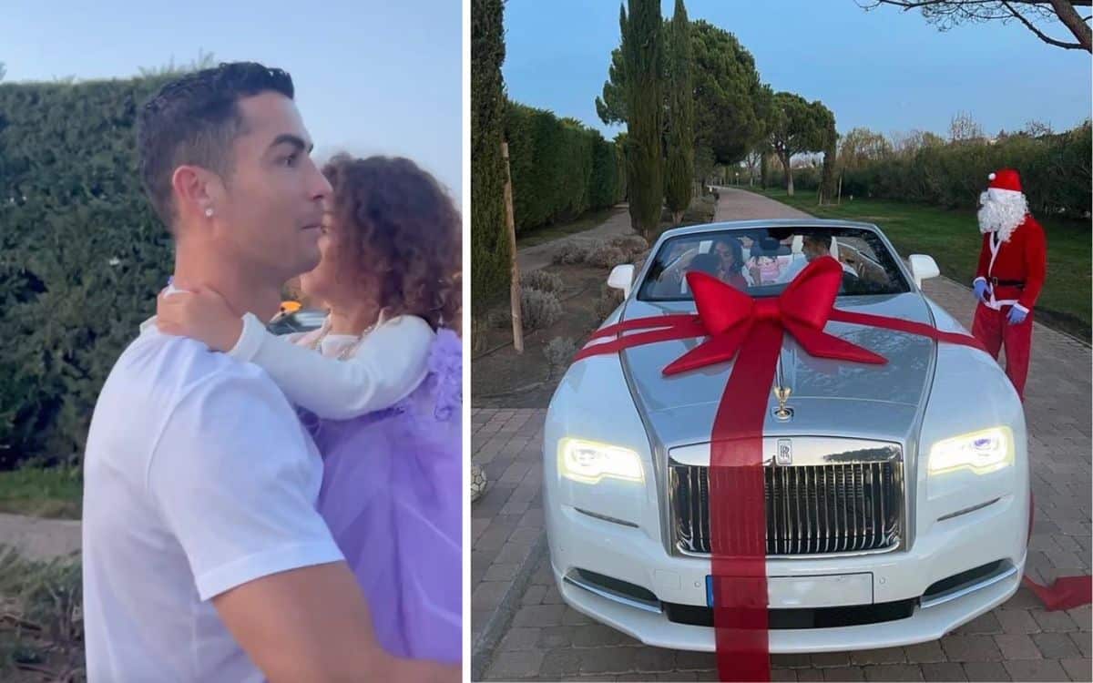 Ronaldo's girlfriend surprises him with a $350k Rolls-Royce for Christmas