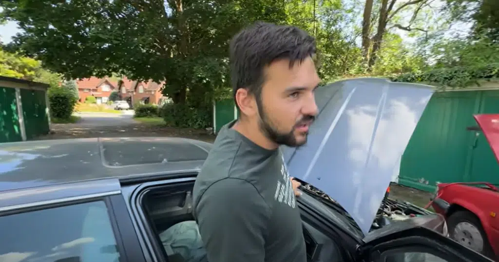Man opens garage doors to find $800 bargain car with just 5,000 miles on the clock