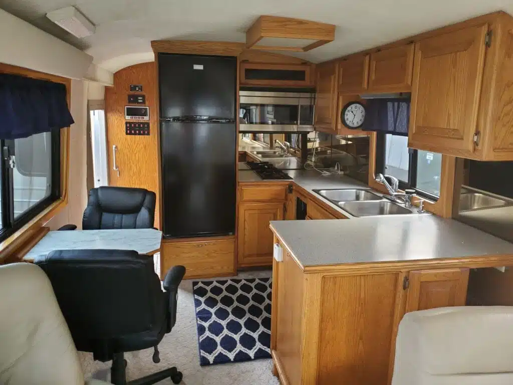 Classic American transit bus transformed into an RV so nice you’d swear it was built that way