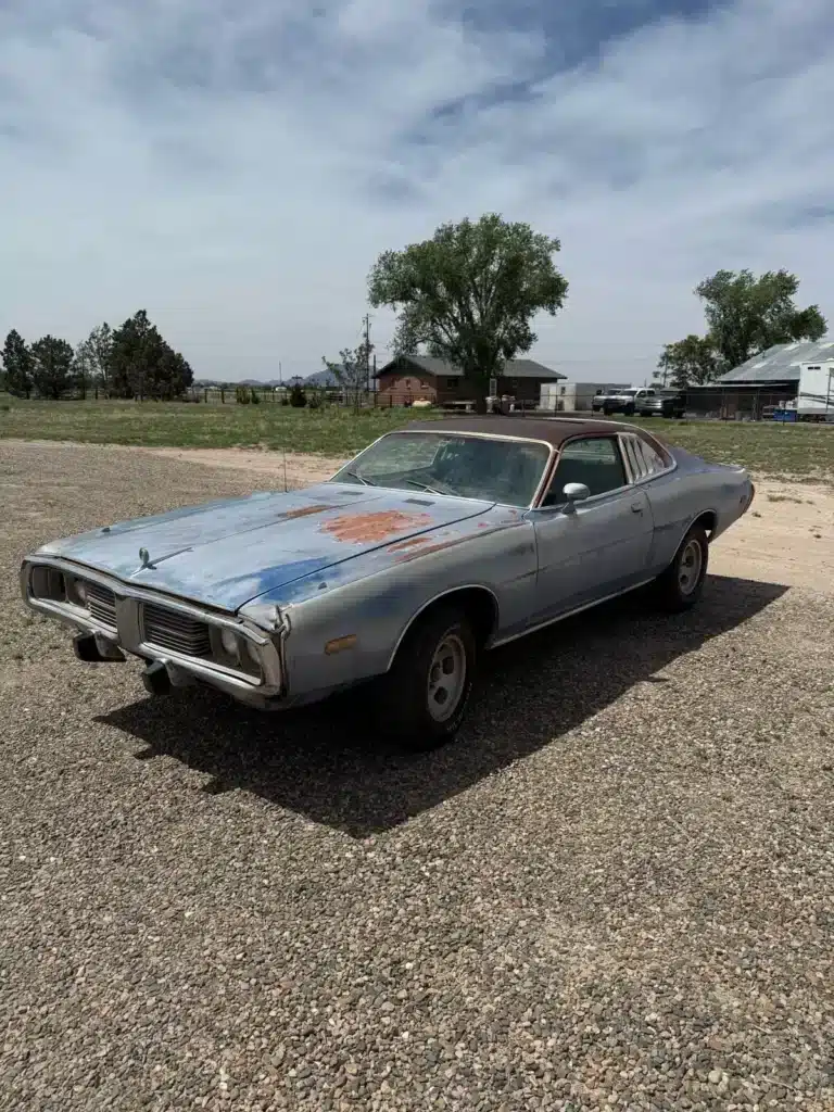 1973 Dodge Charger found in an Arizona barn after 40 years with rare option